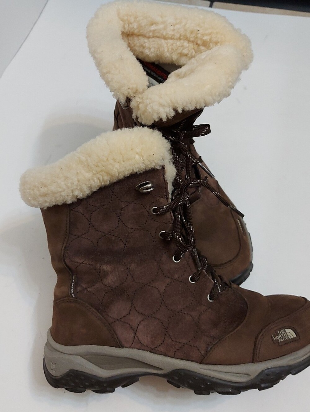 The North Face Women's Insulated Ankle Boots in Cream